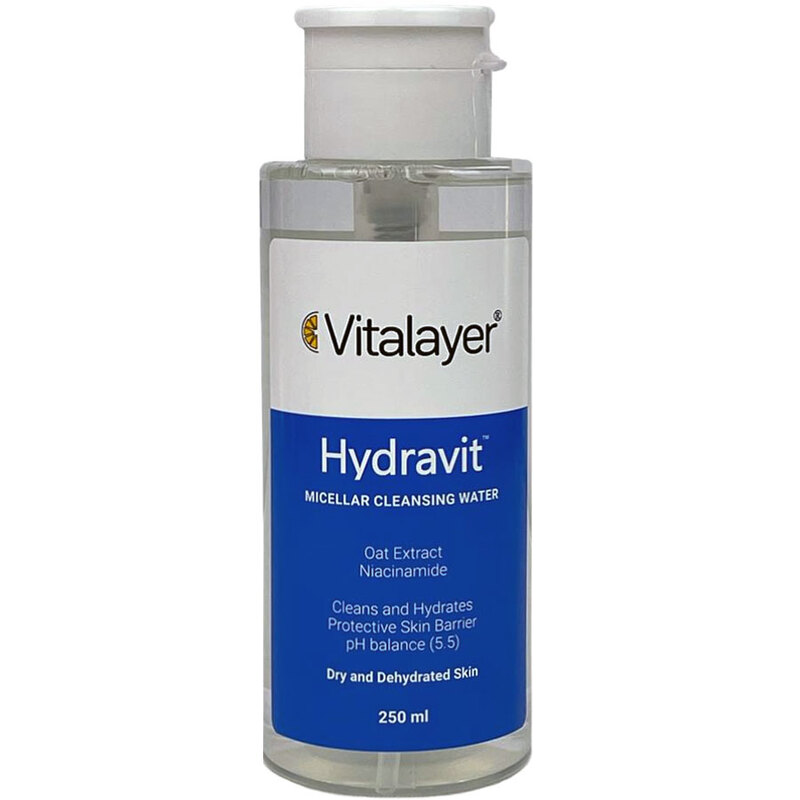 محلول پاک کننده آرایش هیدراویت ویتالیر (مناسب پوست خشک ) ( Hydravit micellar cleansing water )